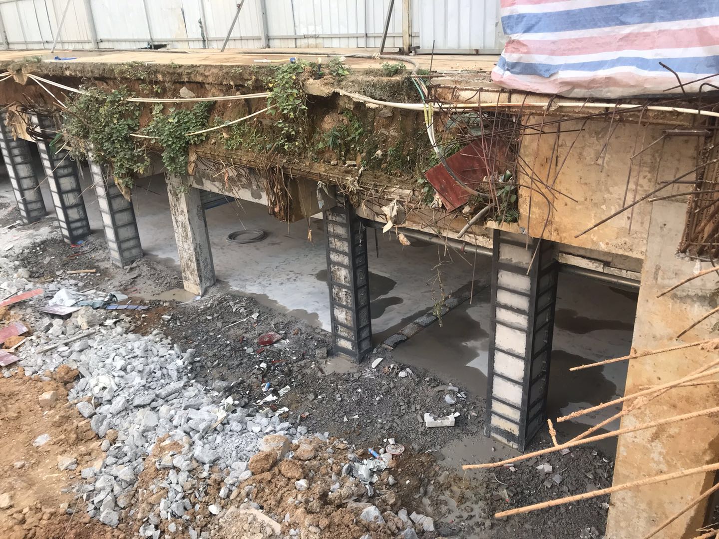 柳州恒大雅苑22#23#楼周边地下室拆除及加固工程