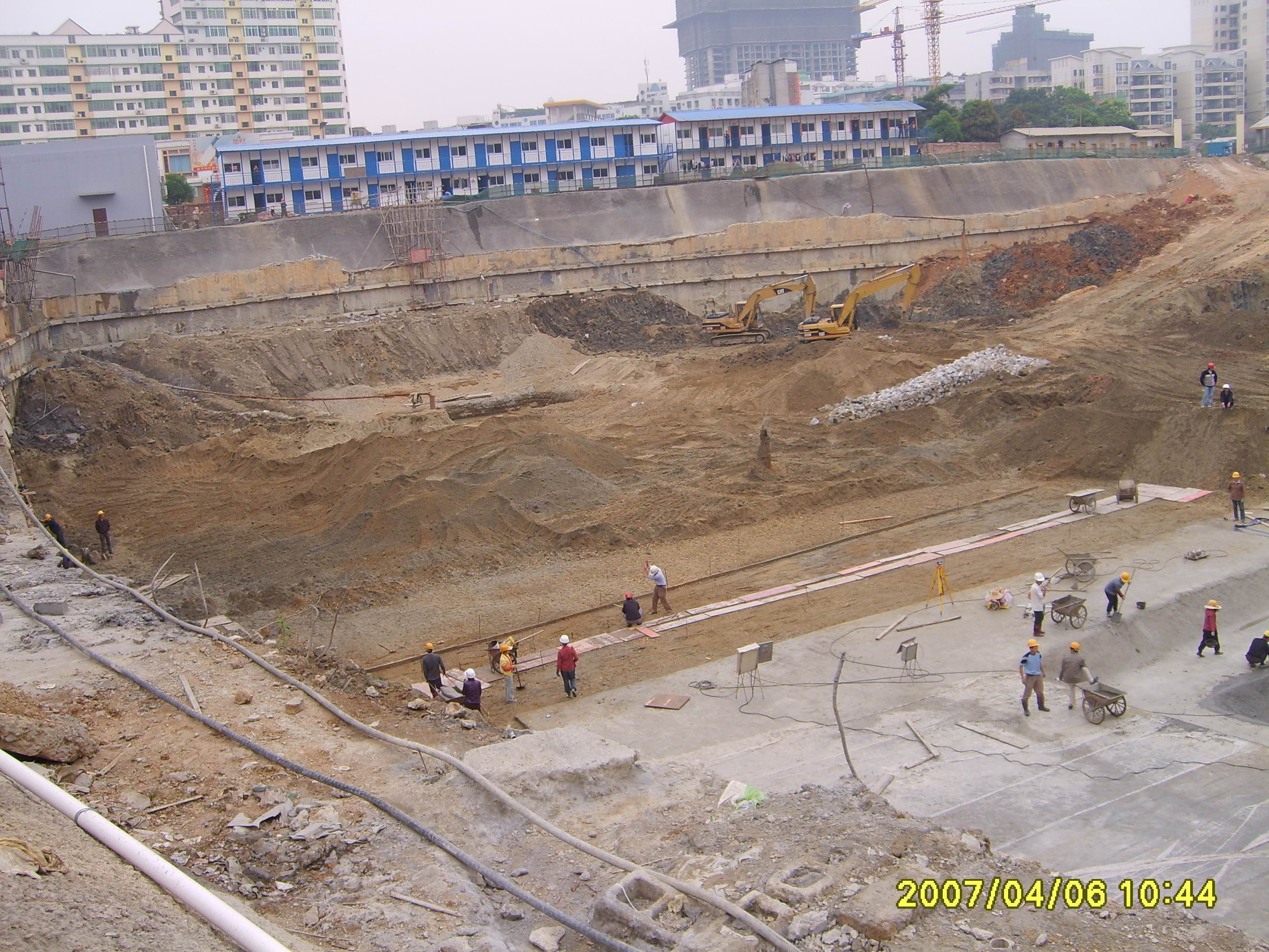 广西南宁盛世联邦广场基坑支护工程